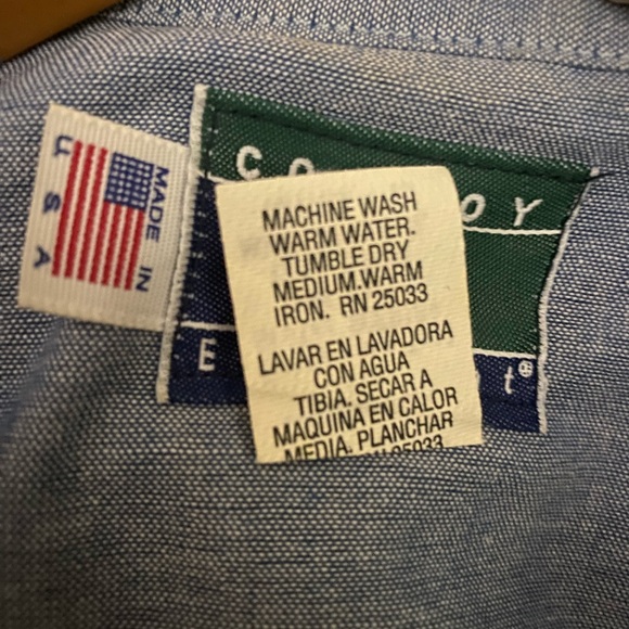 Cowboy Equipment Vintage Size XLarge Mens‎ Shirt Western Hawaiian Retro EUC - Picture 5 of 12